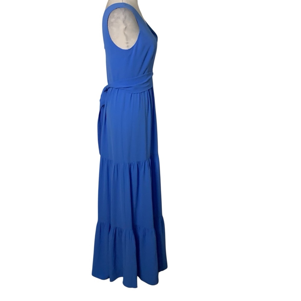 NWT Lilly Pulitzer Vibrant Blue Thistle Maureen Maxi Dress Resort Wear Belted - Picture 6 of 13